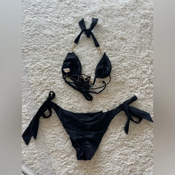 Bahini Ring-Accent Bikini black - Picture 6 of 6
